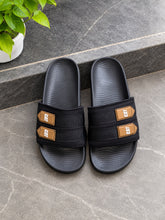 Black CAT Double Strap Stylish Slippers