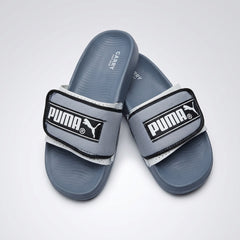 PUMA Grey Comfort Slides