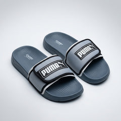 PUMA Grey Comfort Slides