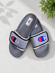 Premium Comfort Sports Slides – Grey