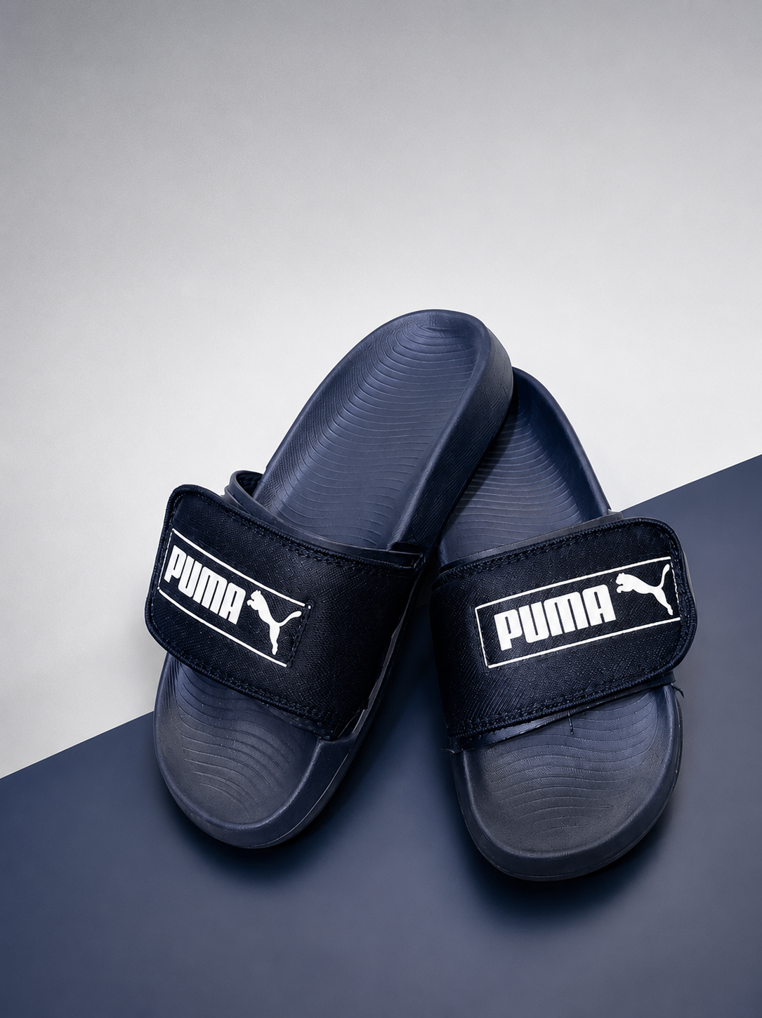 PUMA Men’s Black Comfort Slides